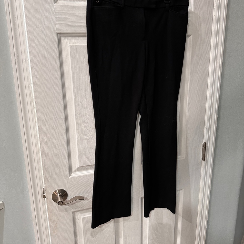 White House Black Market Black Straight Leg Pants